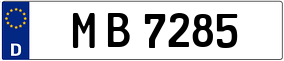 Truck License Plate